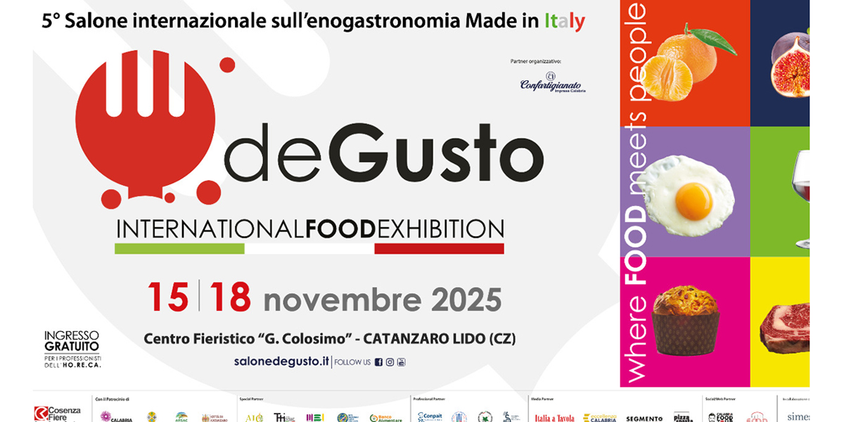 DeGusto 2025, il Made in Italy agroalimentare torna protagonista in Calabria